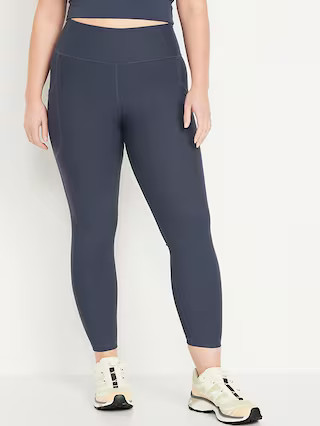 High-Waisted PowerSoft 7/8 Leggings | Old Navy (US)