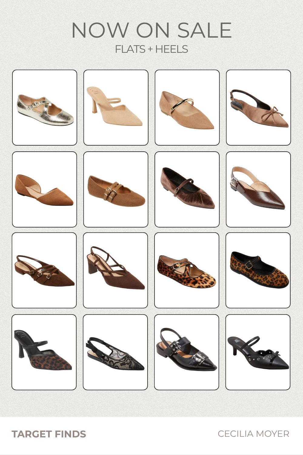 Target shoes on sale including these heels and flats perfect for fall or winter. Wear on a night out, lunch dates, dinner dates, or workwear. 

fall style - fall outfit - winter style - affordable Target finds - cheetah print shoes  

 #LTKSaleAlert #LTKFindsUnder50 #LTKShoeCrush