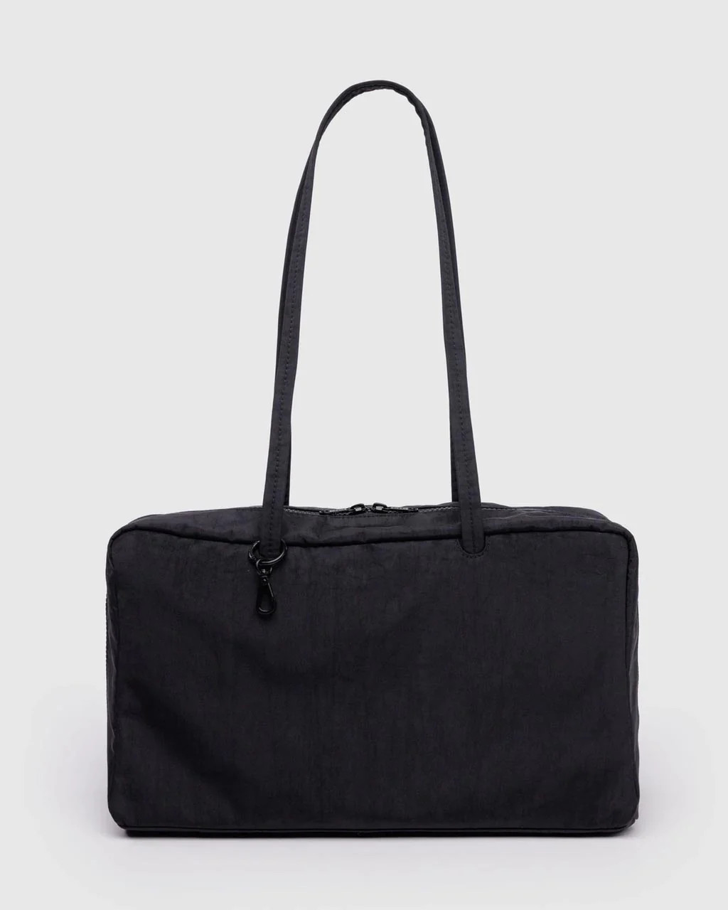 Medium Nylon Bowler Bag - Black | ban.do