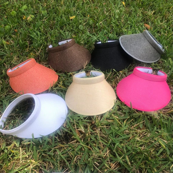 Sun visors, Sport visor, clip on visor, Visor for women, big brim visor, Fashion visor, adjustabl... | Etsy (US)
