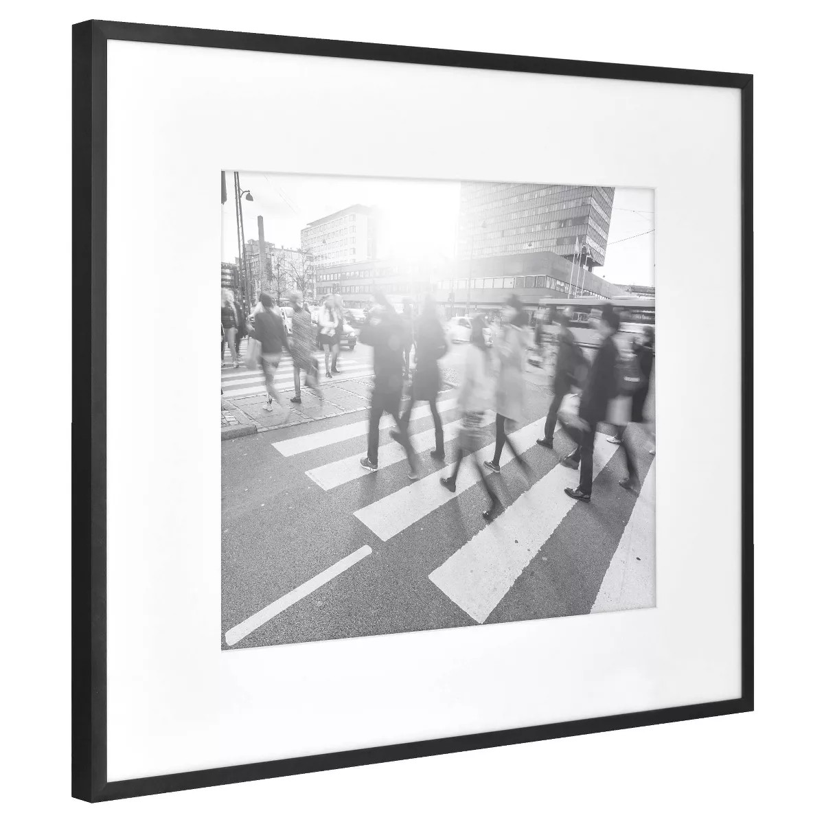 Thin Gallery Matted Photo Frame Black - Threshold™ | Target
