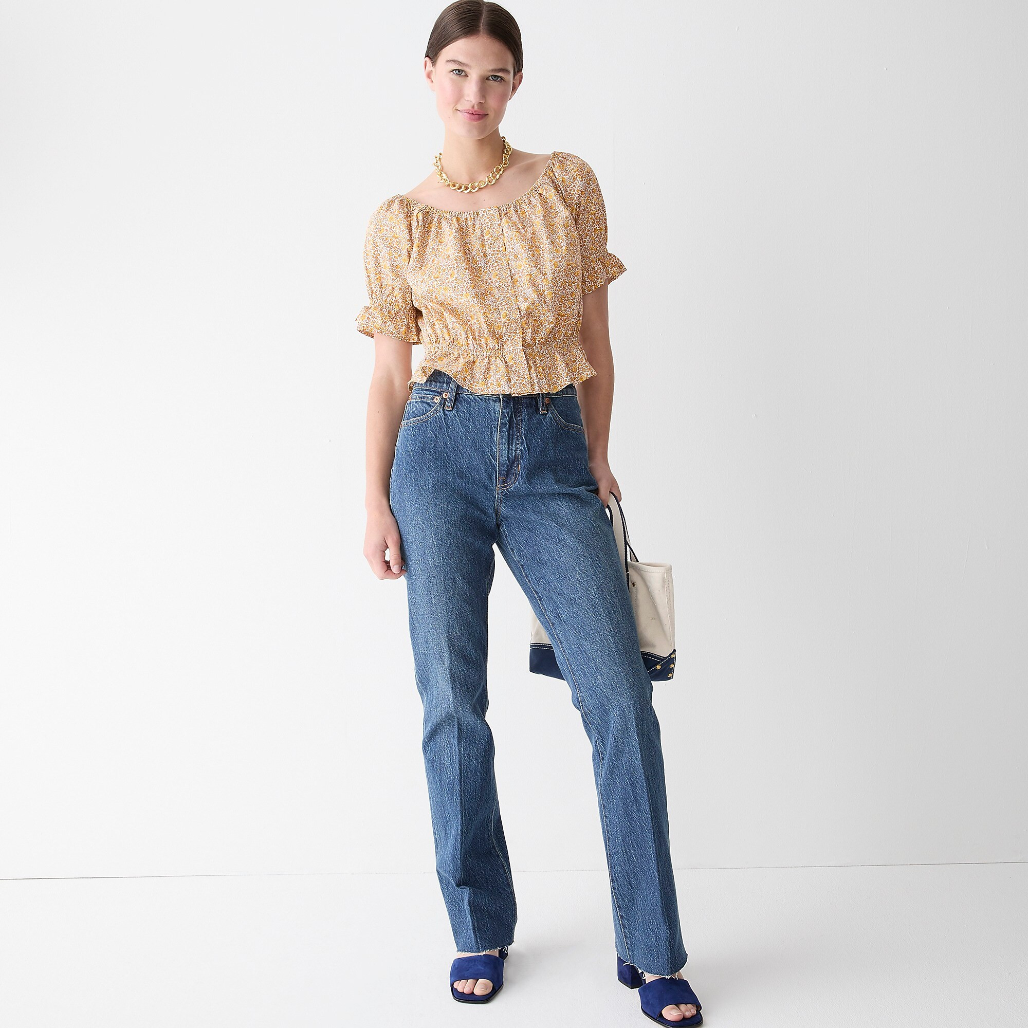 Full-length demi-boot jean in Kamari wash | J. Crew US