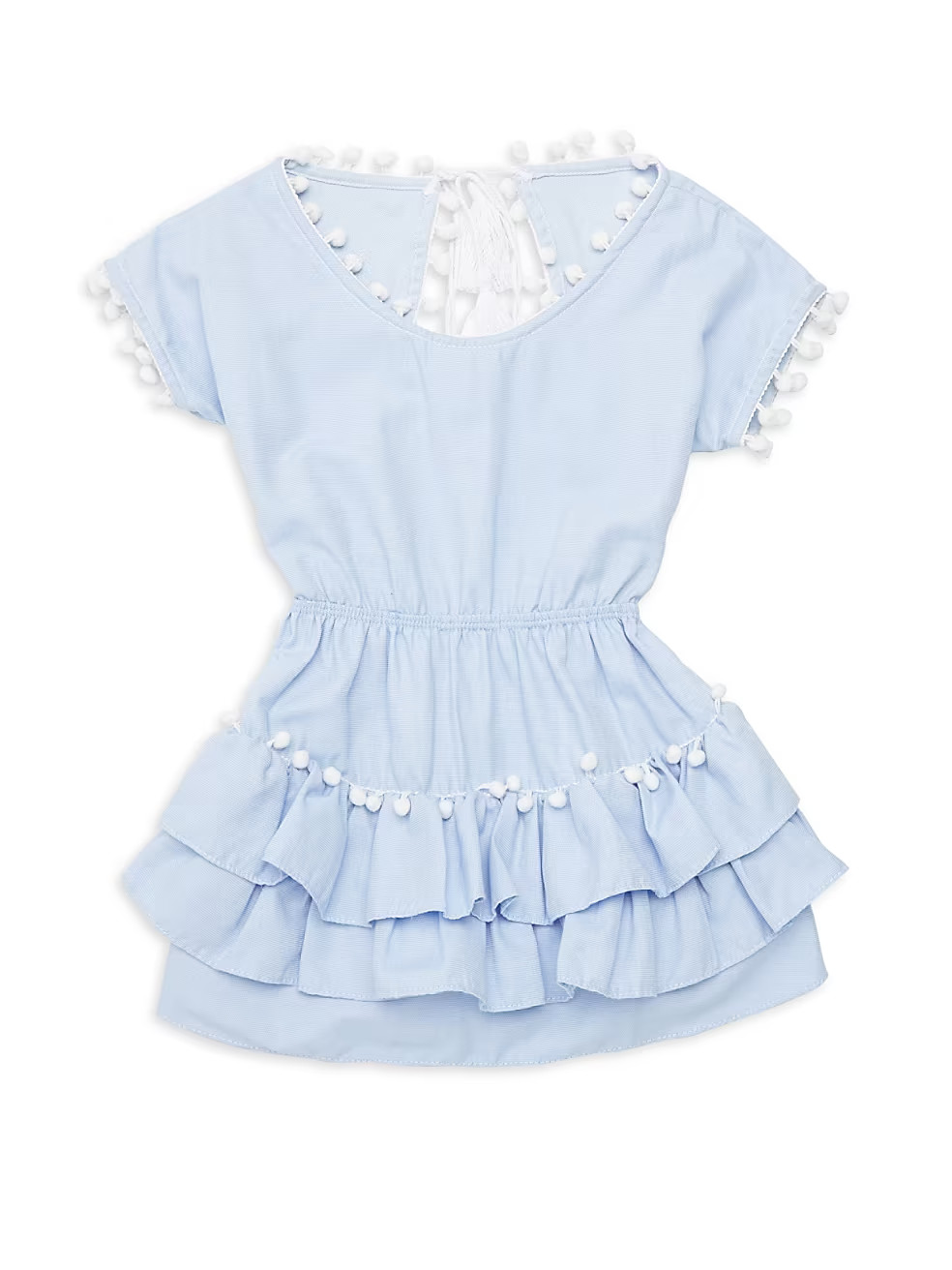 Little Girl's & Girl's Nissi Pom-Pom Dress | Saks Fifth Avenue