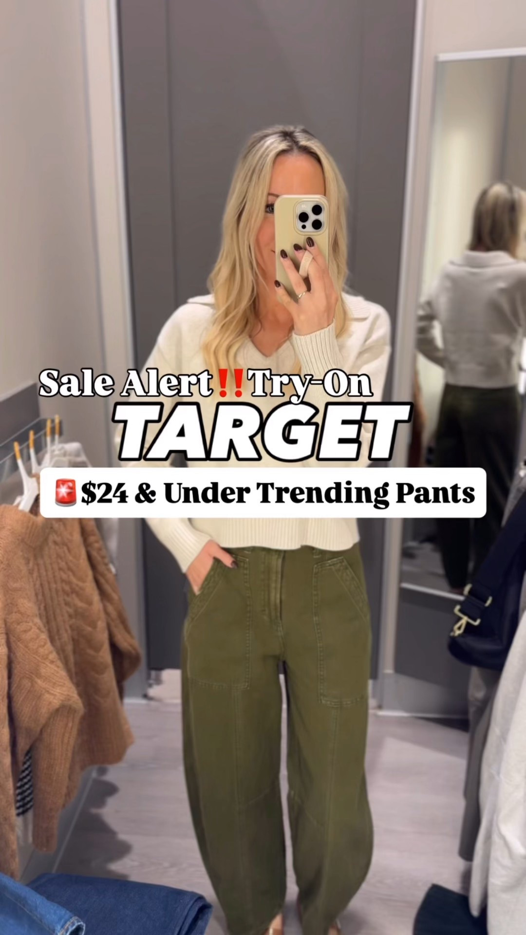Fall outfits from Target on sale!🚨Went into Target to shop the sale and I couldn’t stop trying on all the new releases!😍 So many good pants on sale right now! 🎉All $24 and under‼️Obsessed with these must-have jeans and trending pants from Target! Length options available in many! I’m 5’7” wearing regular in all. I size up one in the wide leg sailor jeans, but everything else I wear my usual size! Grab now while on sale for Target Circle Week! Which Target pants are your fave?👇🏻

Work outfit, teacher outfit, fall outfit 

#LTKSaleAlert #LTKFindsUnder50 #LTKWorkwear