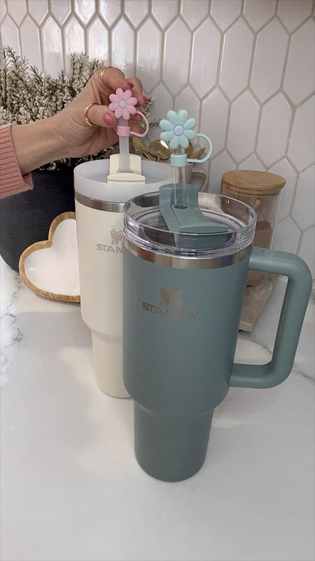 Stanley straw covers!
Cute and practical. They fit both the 30oz and 40oz tumblers. 


#LTKMostLoved #LTKstyletip