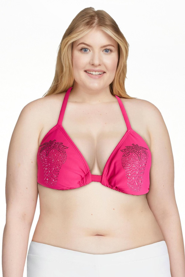 No Boundaries Rhinestone Bikini Top, Women's XXS-XXL | Walmart (US)