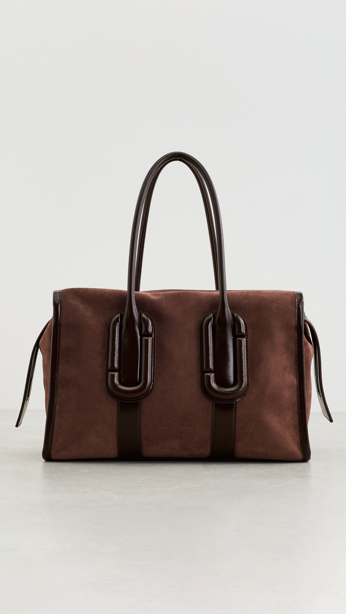 Marc Jacobs Babe City Tote In Suede Dark Brown One Size | Shopbop