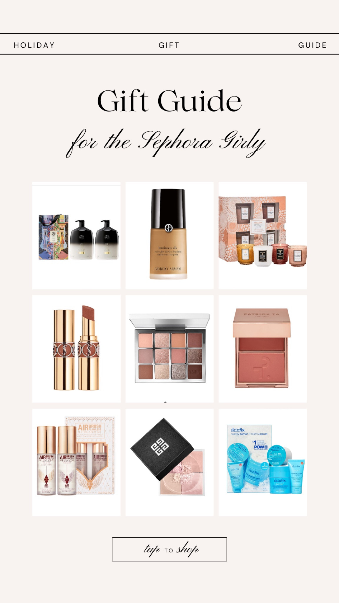 Gift guide for makeup lovers

#LTKCyberWeek #LTKGiftGuide #LTKHoliday