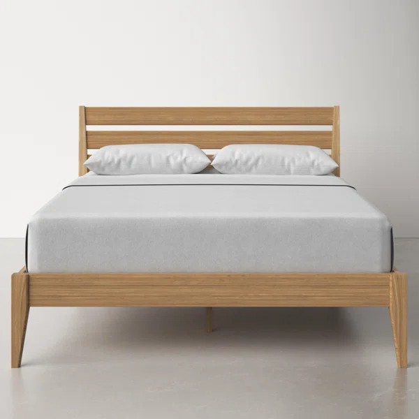Queen Caramelized Cooper Solid Wood Bed | Wayfair North America