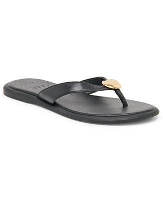 Dolce Vita Women's Jaina Dome Embellished Flat Thong Sandals - Macy's | Macy's