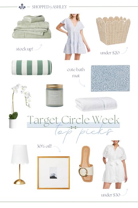 My top picks for Target Circle Week! 

Grandmillennial target, target sale, target deals , target dress, target bath, coastal grandmother, blue and whit  

#LTKxTarget #LTKfindsunder50 #LTKsalealert