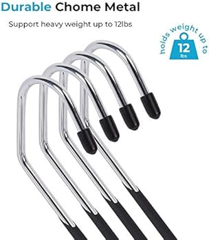 JS HANGER Non Slip Pants Hangers 20 Pack Open Ended Easy Slid Slacks Hangers, Durable Anti-Rust S... | Amazon (US)