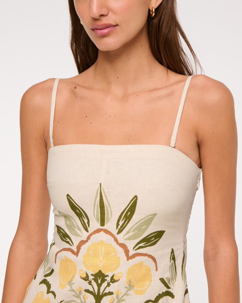 Women's The A&F Scarlett Strapless Linen-Blend Skort | Women's Dresses & Jumpsuits | Abercrombie.... | Abercrombie & Fitch (US)