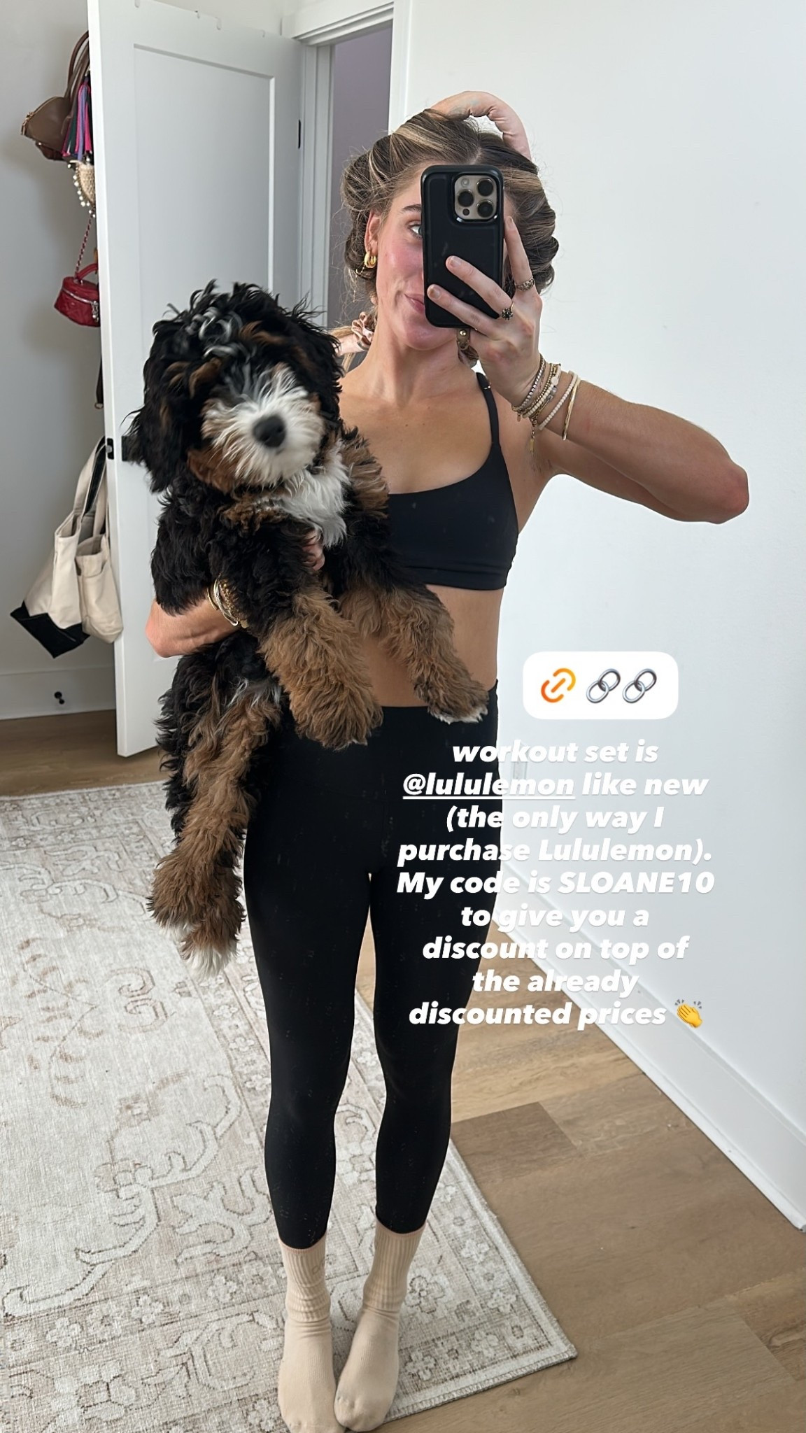 workout set is @lululemon like new (the only way I purchase Lululemon). My code is SLOANE10 to give you a discount on top of the already discounted prices 👏

#LTKActive #LTKootd #LTKfitnessgoals