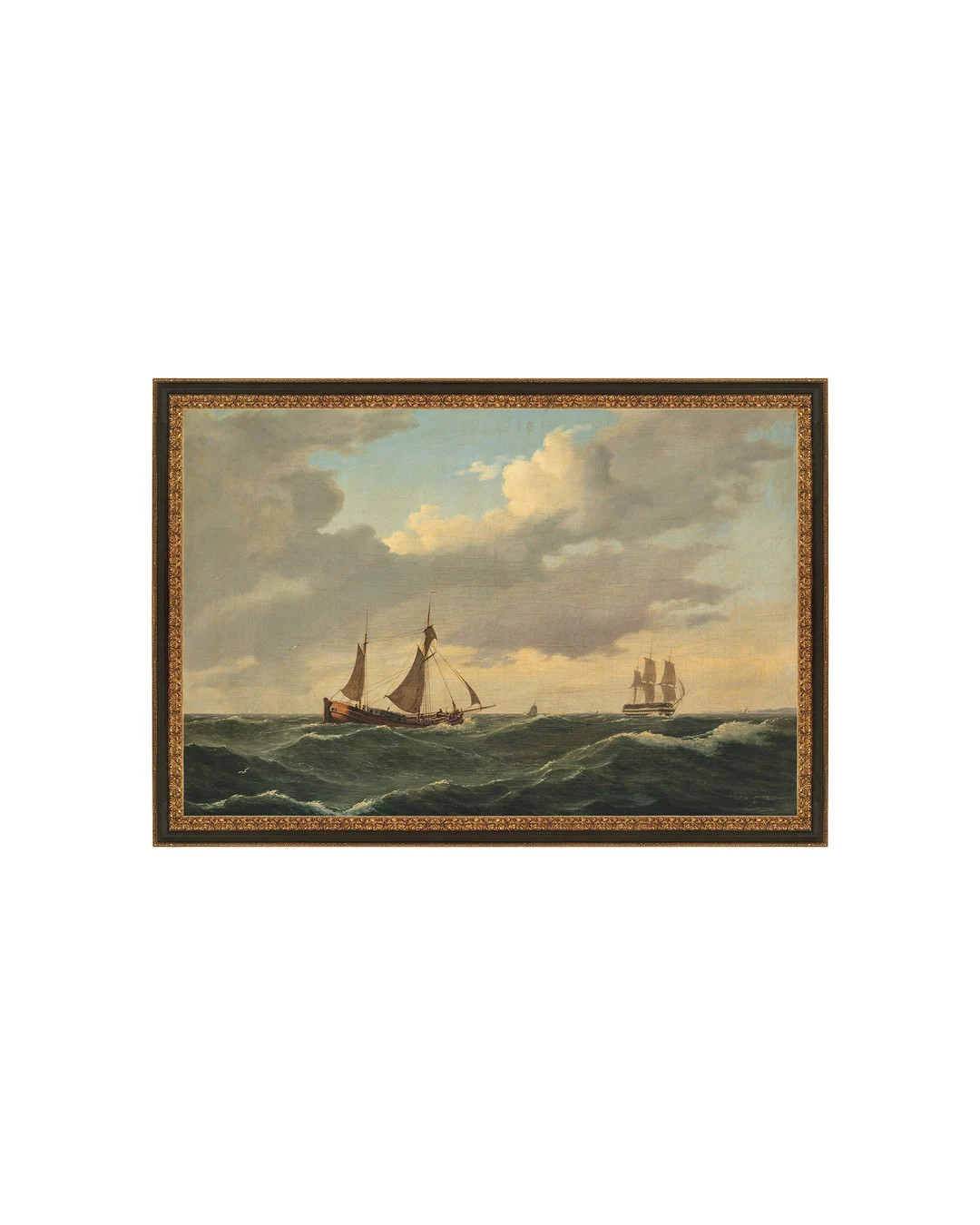 ART PRINT Giclee | Sailboat Painting Printed and Shipped | Coastal Wall Art Prints | Antique Seas... | Etsy (US)