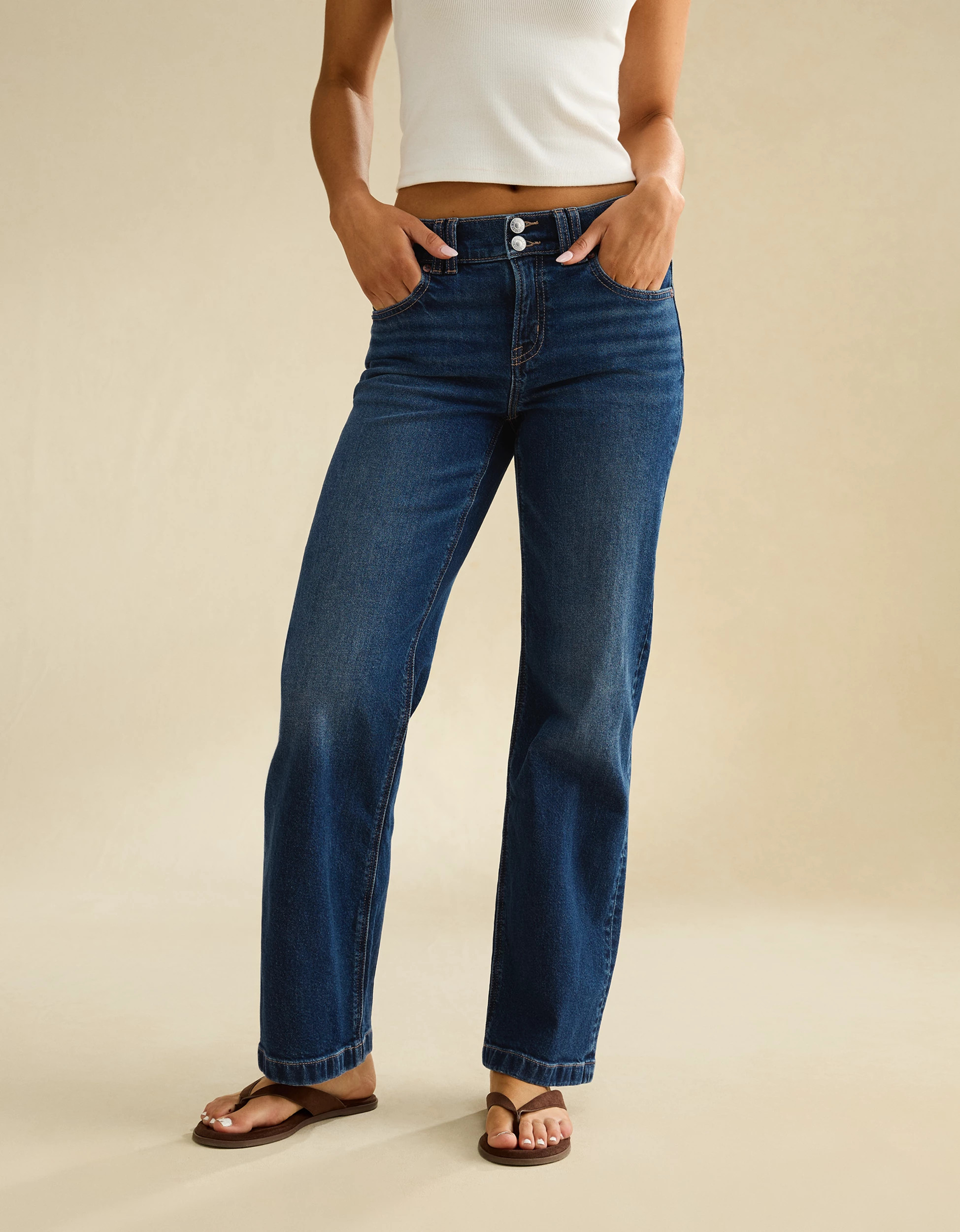AE High-Waisted Stovepipe Jean | American Eagle Outfitters (US & CA)