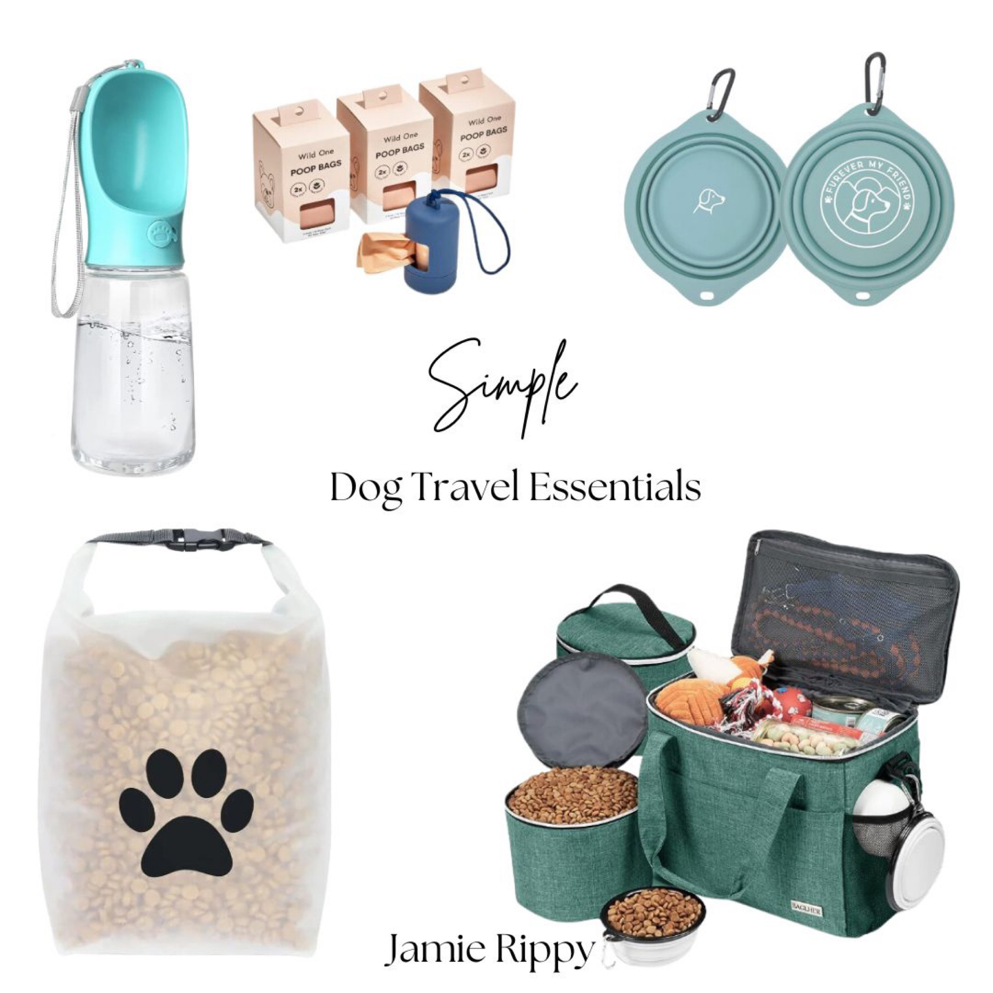 Travel necessities for on-the-go with your dogs! Tidy everything in one bag at home to quickly grab and go  

#LTKhome #LTKtravel #LTKFind