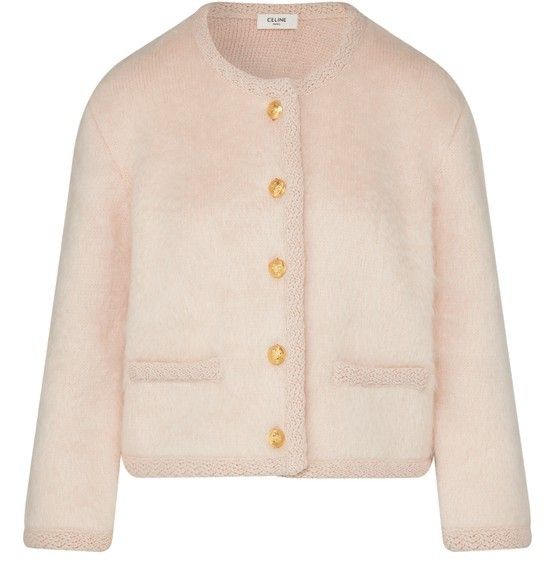 “Chasseur” jacket in brushed mohair - CELINE | 24S (APAC/EU)