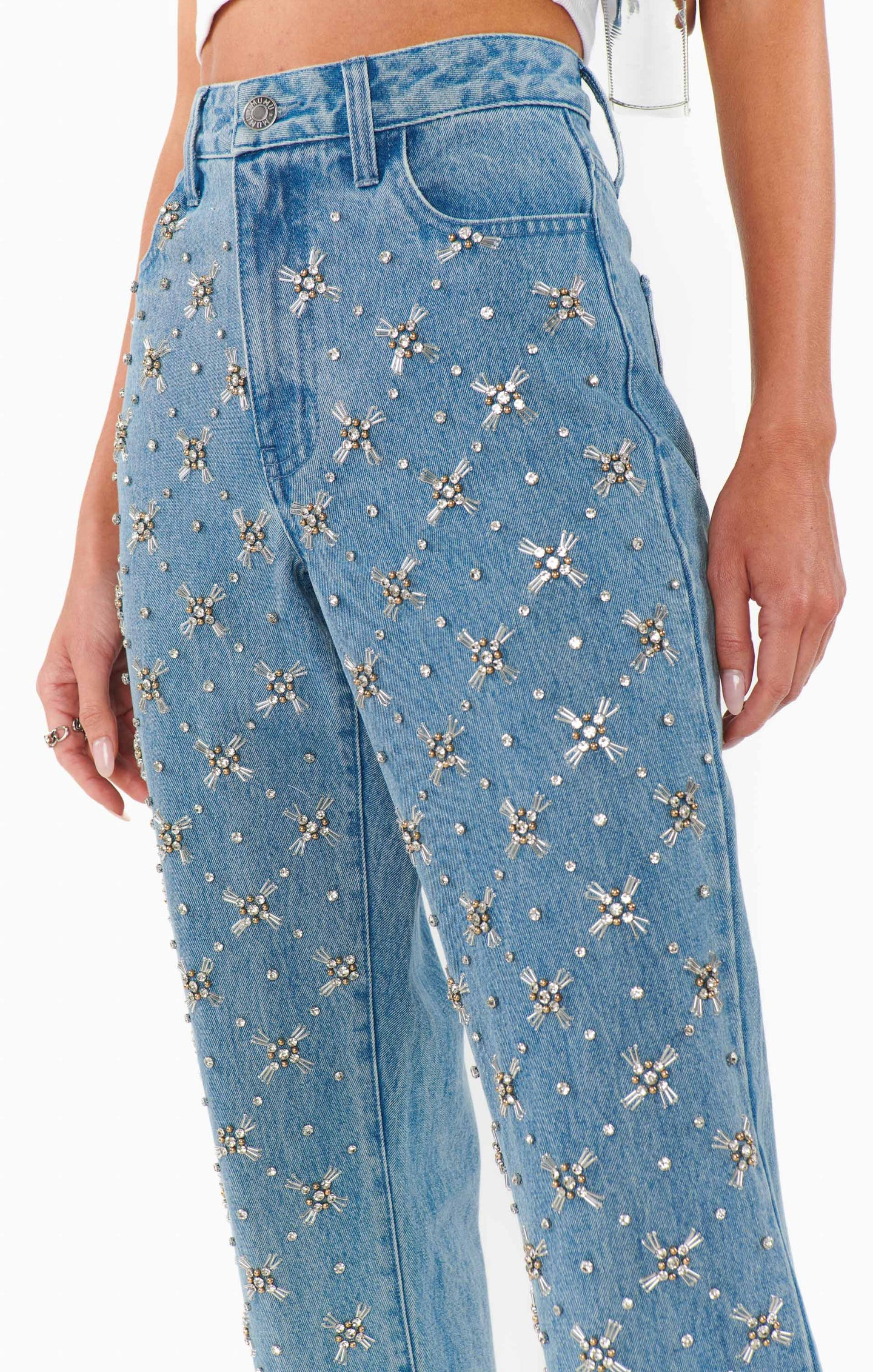 Icon Jeans ~ Jeweled Indigo | Show Me Your Mumu