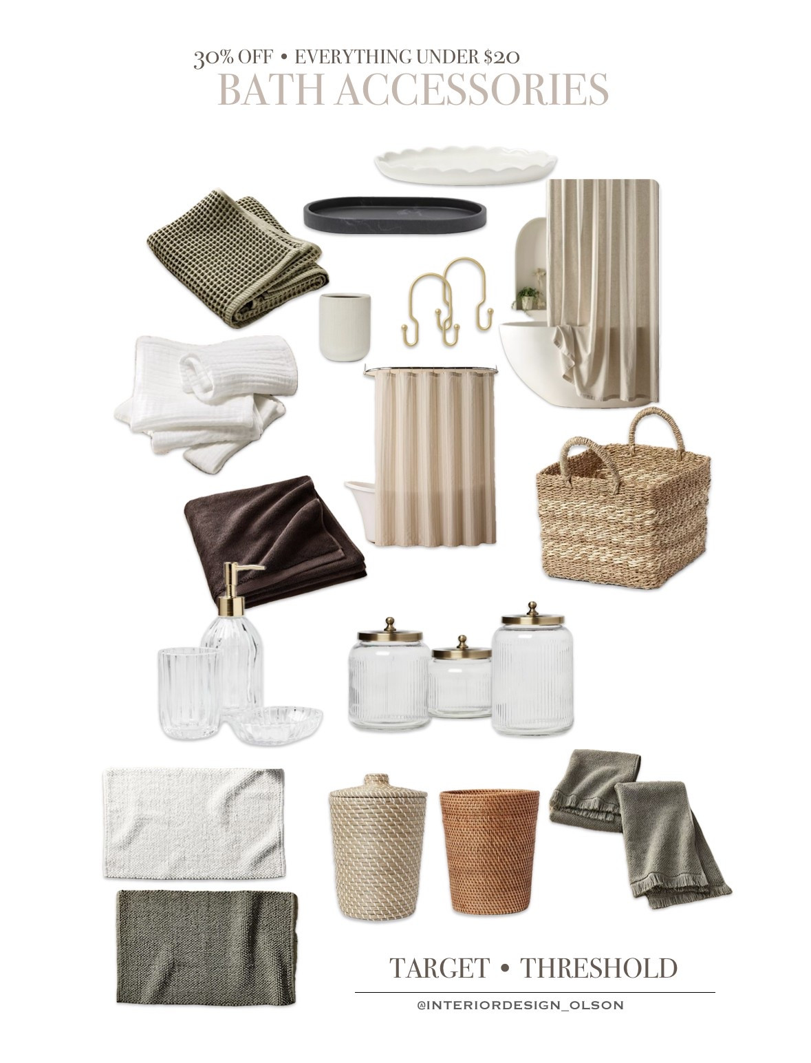 30% off + everything under $20? Yes, please! These neutral bath accessories from Threshold and Casaluna at Target are perfect for refreshing your bathroom on a budget. From textured towels and stylish soap dispensers to woven bins and chic storage jars—every piece is elevated yet affordable.

Shop my picks for a timeless, organic look that works in any bathroom—guest, kids, or primary!

#TargetFinds #BathroomAccessories #ThresholdTarget #BudgetFriendlyHome #NeutralBathroom #BathroomRefresh #Under20Finds #LTKHome #LTKSaleAlert #LTKBathroom #BathroomStyle #ModernOrganic #TargetHome #AffordableHomeDecor