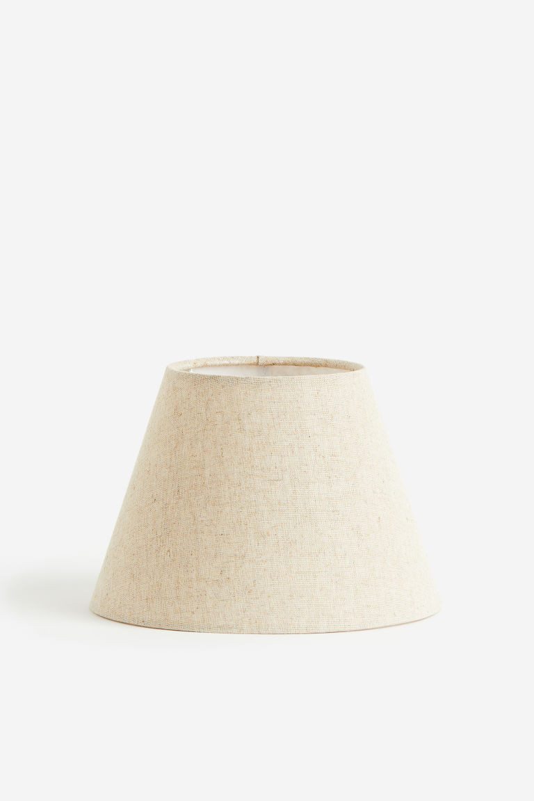 H & M - Small Linen-blend Lampshade - Beige | H&M (US + CA)