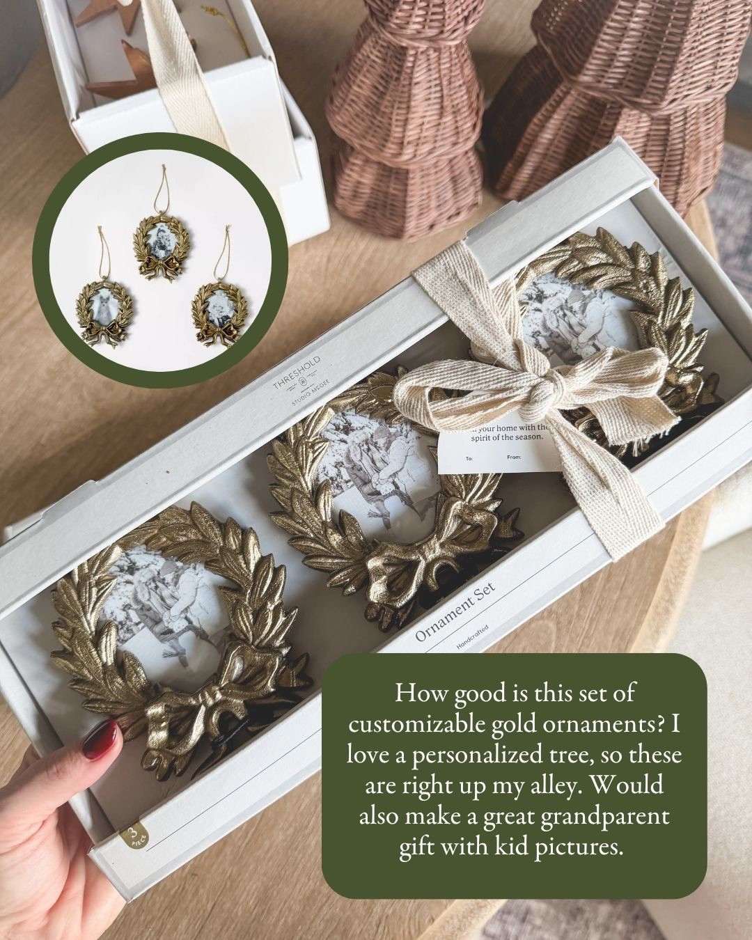 These picture frame ornaments made the PERFECT grandparent gift tags/stocking stuffer last Christmas.

#LTKHome #LTKSeasonal #LTKmomlife