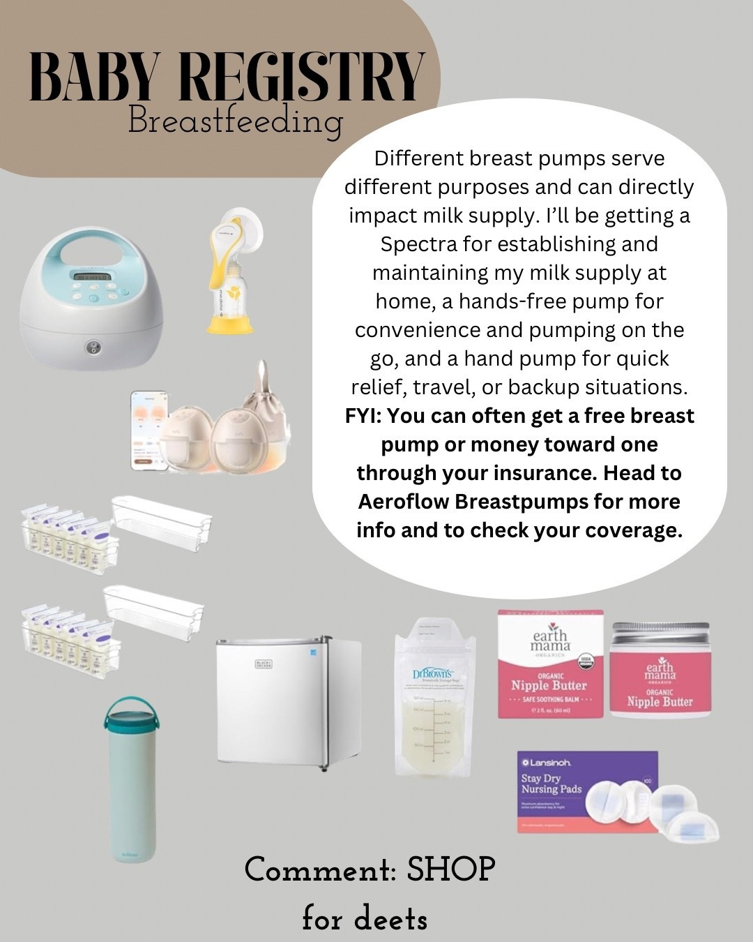 Baby registry — BREASTFEEDING ESSENTIALS #LTKGiftGuide 

#LTKmomlife #LTKBaby