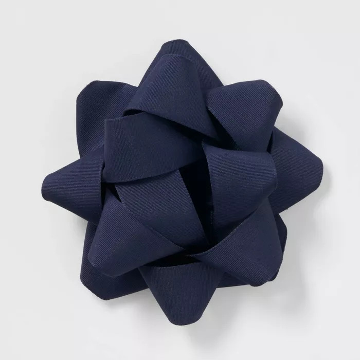 Grosgrain Fabric Bow Navy - Wondershop™ | Target