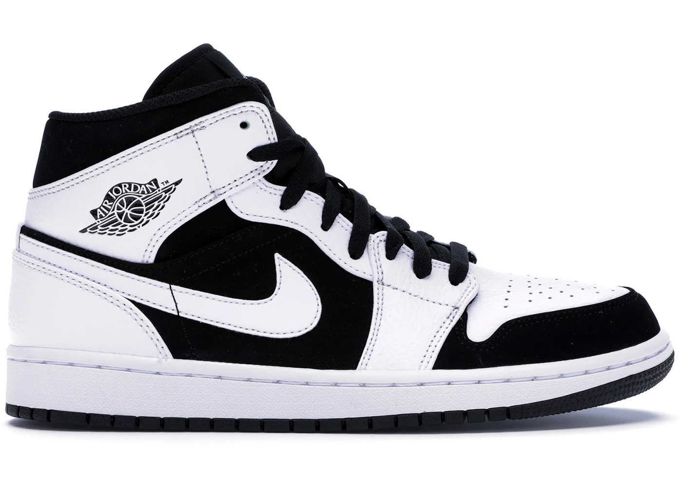 Jordan 1 MidWhite Black | StockX