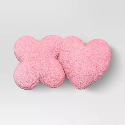 14.3oz Valentine's Day Figural Heart Shaped Mug Pink - Threshold
