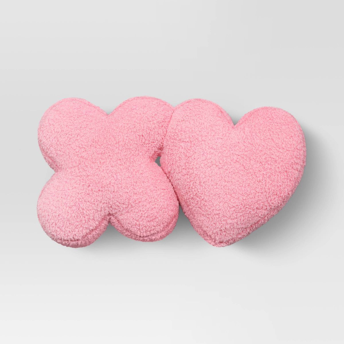 Valentine's Day 'XO' Faux Shearling Throw Pillow Pink - Room Essentials™ | Target