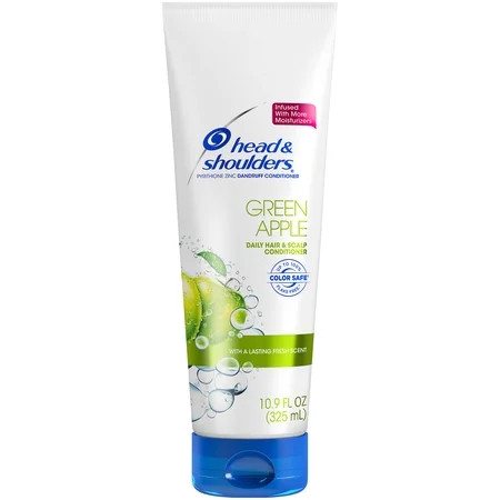 Head and Shoulders Green Apple Daily-Use Anti-Dandruff Conditioner, 10.9 fl. oz. Bottle | Walmart (US)