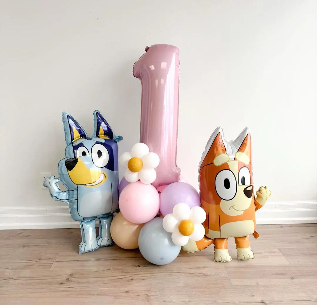 Bluey Birthday Balloon Tower: DIY Party Decor Kit - Etsy | Etsy (US)