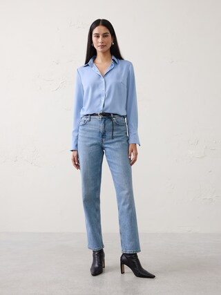 Silky Classic Shirt | Banana Republic Factory