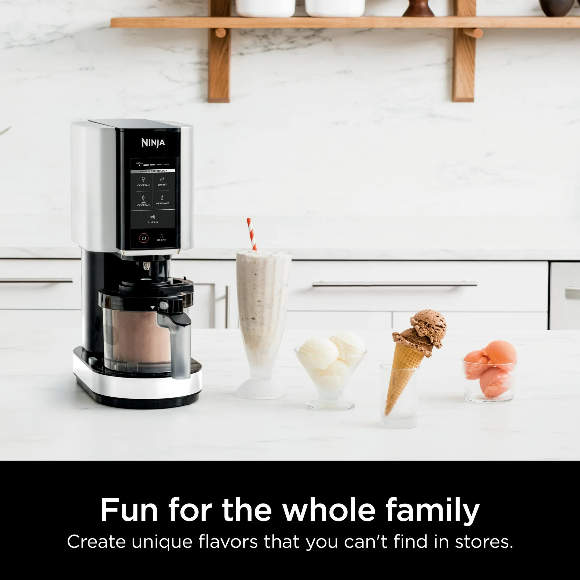 Ninja CREAMi Ice Cream Maker, for Gelato, Mix-ins, Milkshakes, Sorbet, Smoothie Bowls & More, 5 O... | Walmart (US)