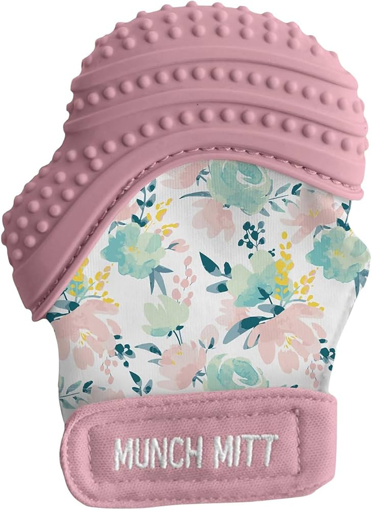 Malarkey Kids Patented Teething Mitten, Munch Mitt Baby Chew Toy - Protects Hands from Chewing & ... | Amazon (US)