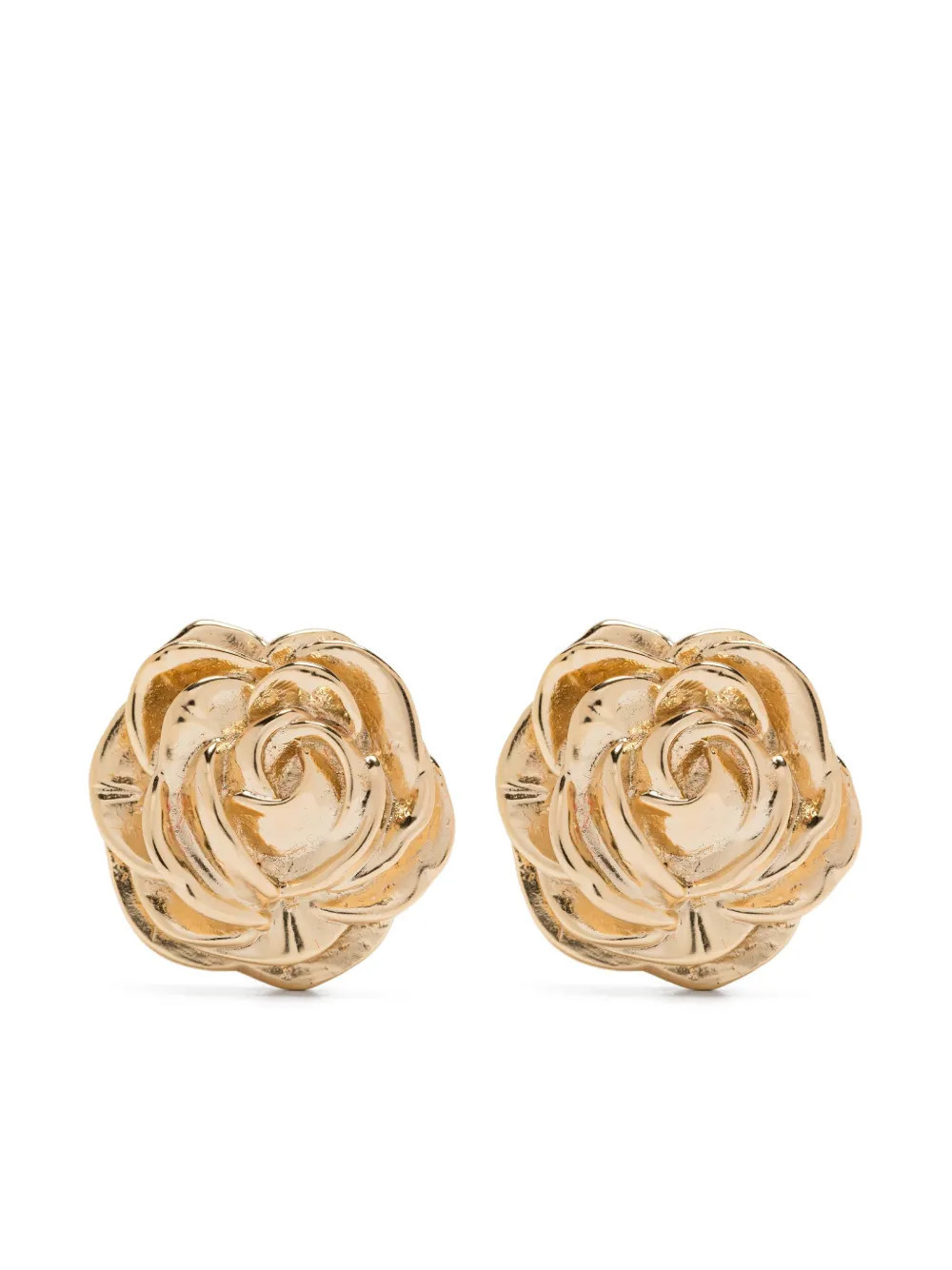 Magda Butrym rose-shaped earrings - Gold | Farfetch Global