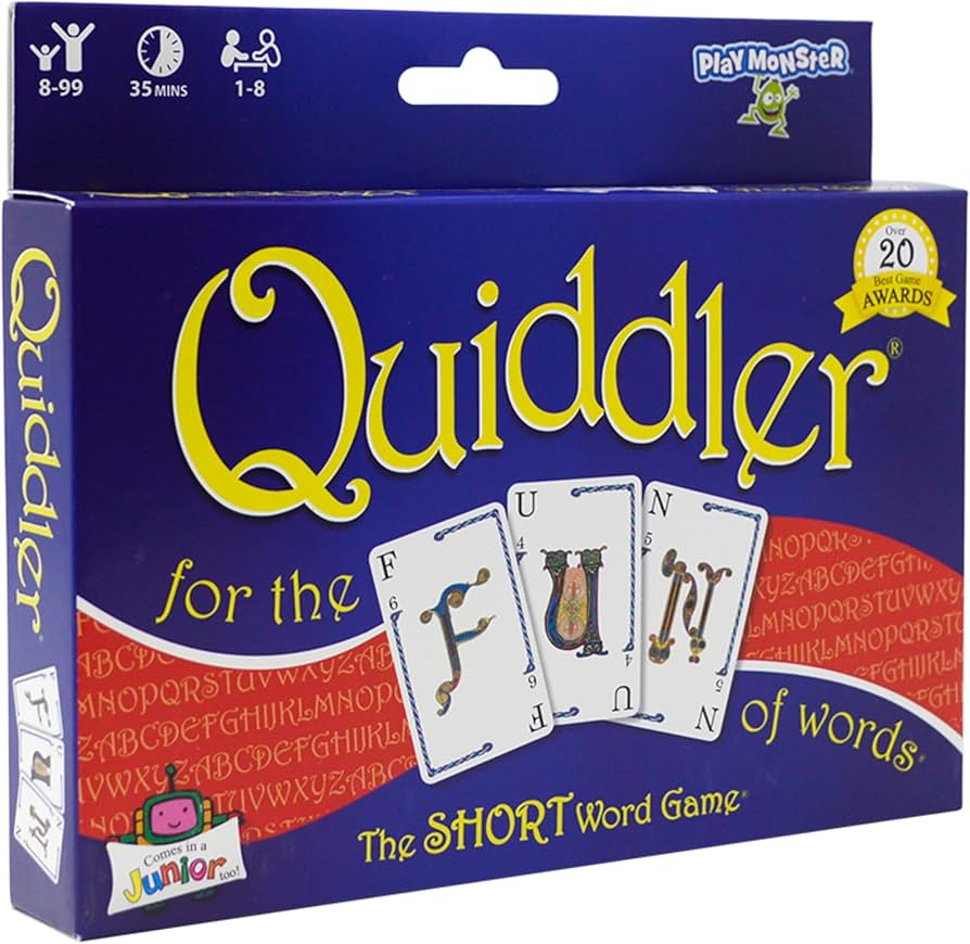 Quiddler Card Games for Kids - Playing Cards Word Games, Deck of Cards, Fun Family Games for Kids... | Amazon (US)