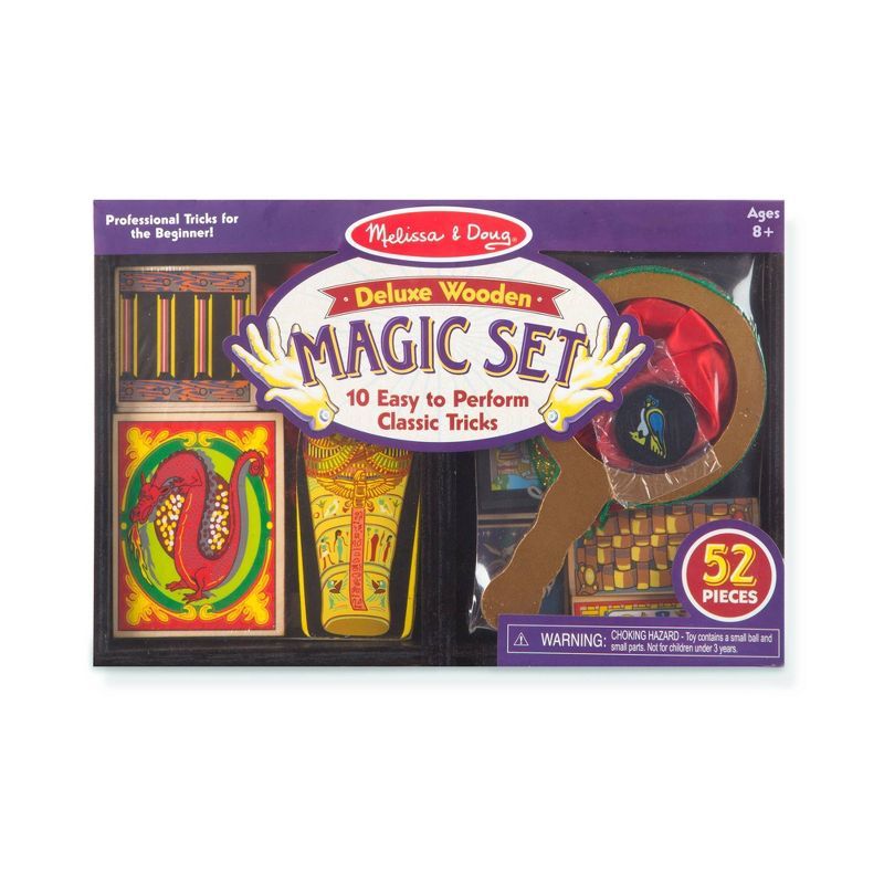 Melissa &#38; Doug Deluxe Solid-Wood Magic Set With 10 Classic Tricks | Target