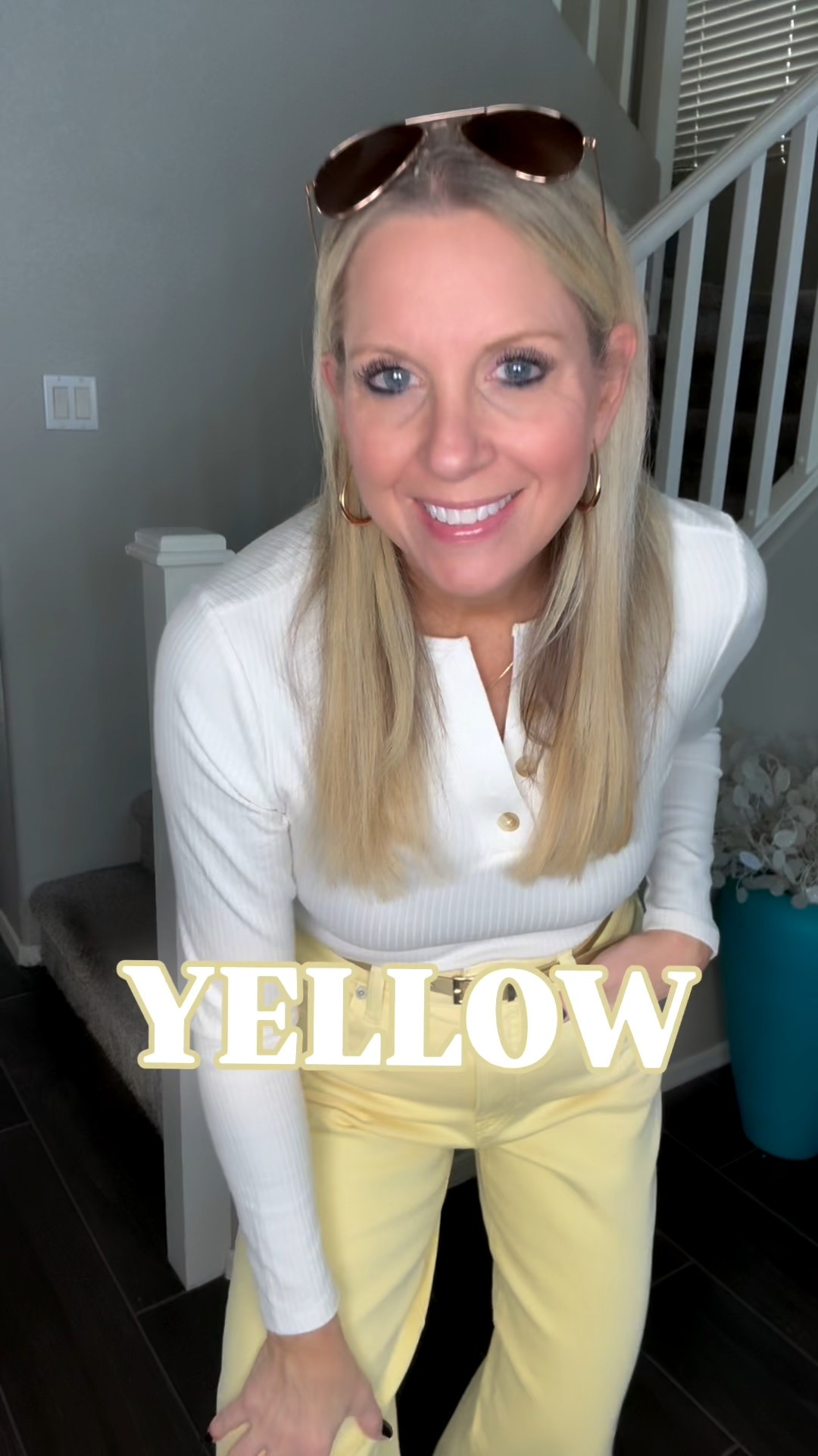 Does yellow not scream SPRING?!

Loving these soft buttery pieces from Target & Gap brands for the upcoming season! Wearing my usual size S tops, 4 jeans, & 7 flats. 