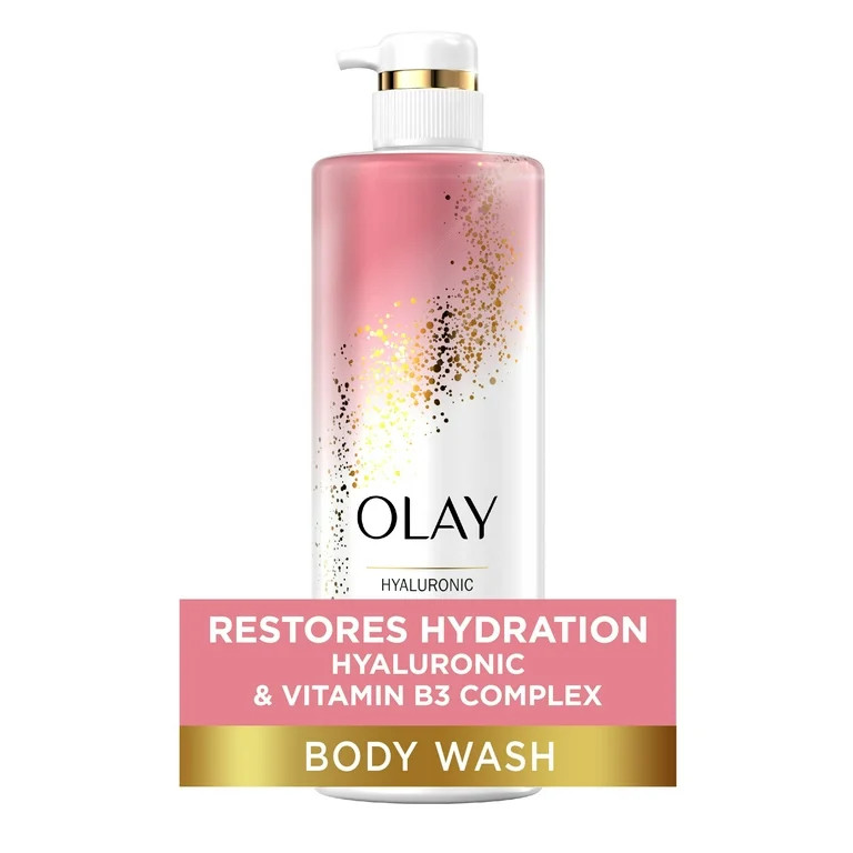 Olay Cleansing & Nourishing Body Wash with Vitamin B3 and Hyaluronic Acid, 20 fl oz | Walmart (US)