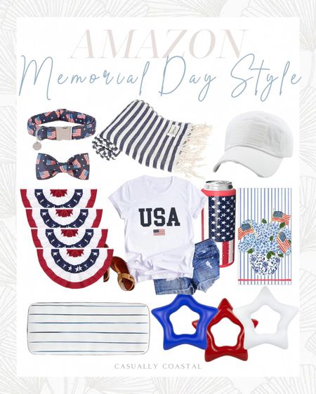 Amazon Memorial Day Style

Memorial Day, Memorial Day outfit, Amazon holiday finds, USA tshirt, USA flag tshirt, ball cap flag patch America, white baseball cap, 3x6 ft American pleated fan flag, blue bay hotd d’oeuvre tray, skinny can cooler for slim can, Caspari flags and hydrangeas paper first towel napkins, American stars inflatable pool floaties, 100% cotton Malibu Turkish towel, American flag dog collar 

#LTKfindsunder50 #LTKSeasonal #LTKhome