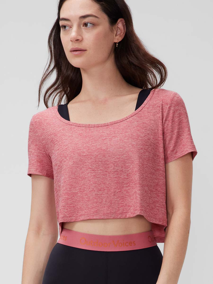 All Day Crop Shortsleeve | Outdoor Voices