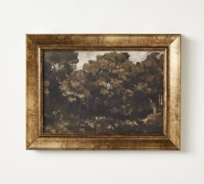 Moody Trees Framed Wall Canvas BoardThreshold designed with Studio McGee - New | eBay US