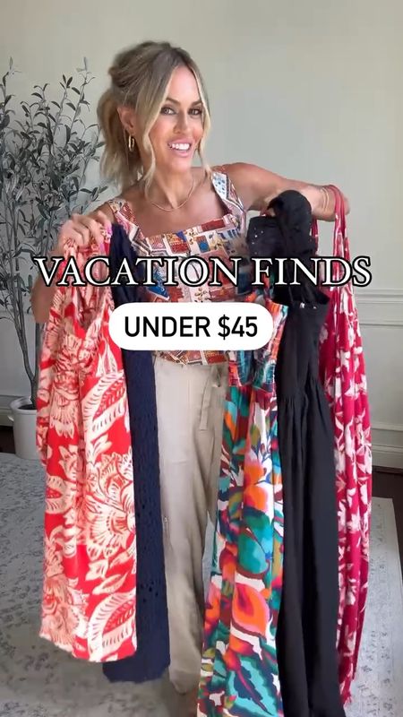 Vacation outfits under $45! Wearing xs in everything
There are so many cute affordable finds for vacation!! Love the prints and details on these options



#LTKOver40 #LTKStyleTip #LTKFindsUnder50
