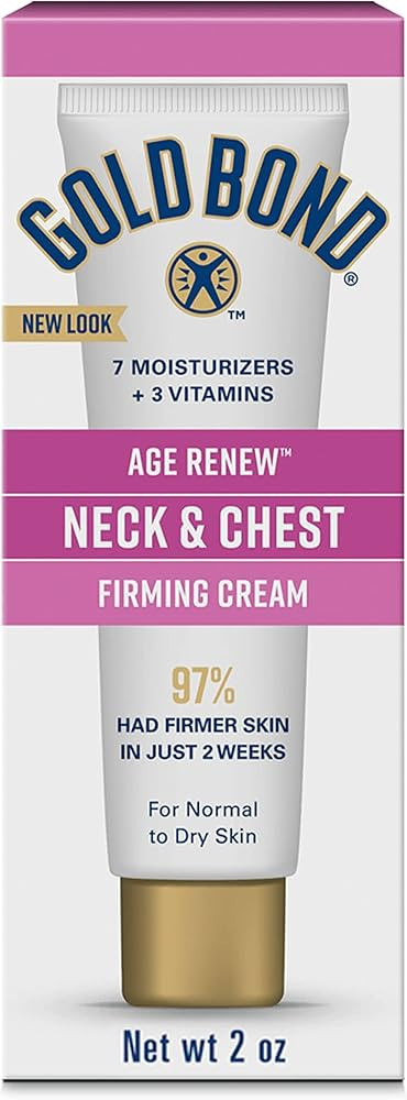 Gold Bond Age Renew Neck & Chest Firming Age Renew Cream, 2 oz., Clinically Tested Skin Firming C... | Amazon (US)