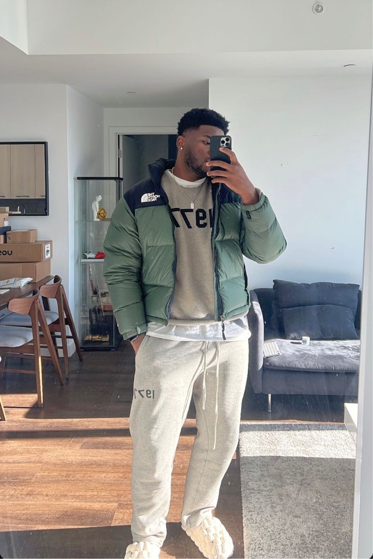 North hot sale face sweatsuit