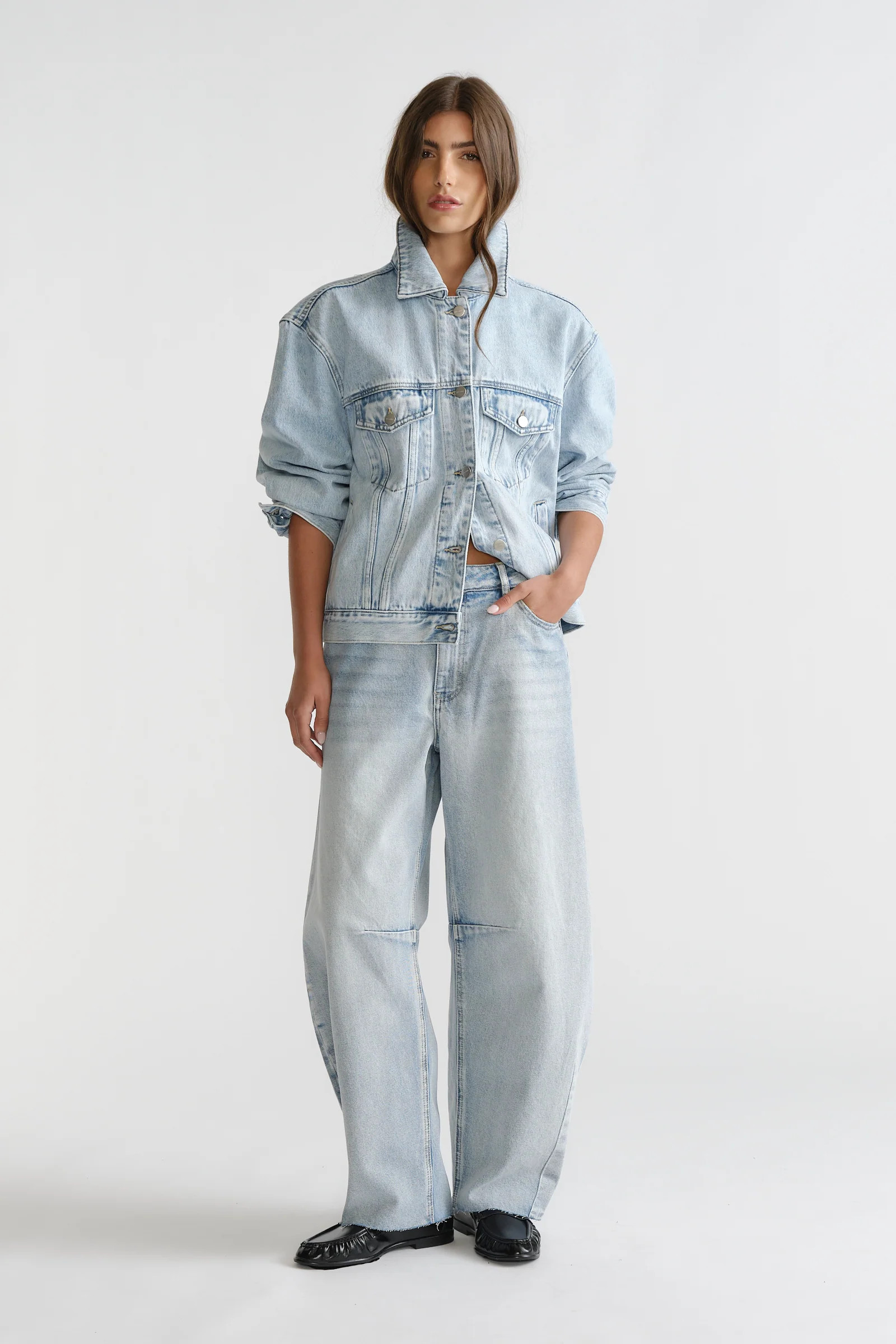 D-Luxe Horseshoe Jean - Seoul Blue | DECJUBA