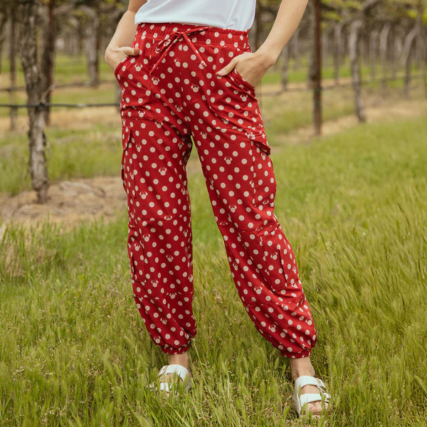 Disney Cargo Joggers, Red Minnie Dot | Albion Fit