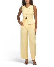 2pc Asymmetrical Vest With Matching Pants Set | Juniors | Marshalls | Marshalls